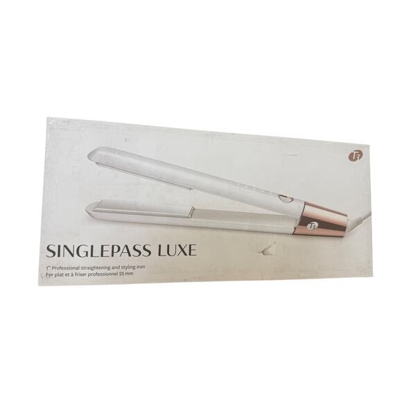 T3‎ SinglePass Luxe Professional 1 Inch Flat Iron White Gold - Picture 7 of 7